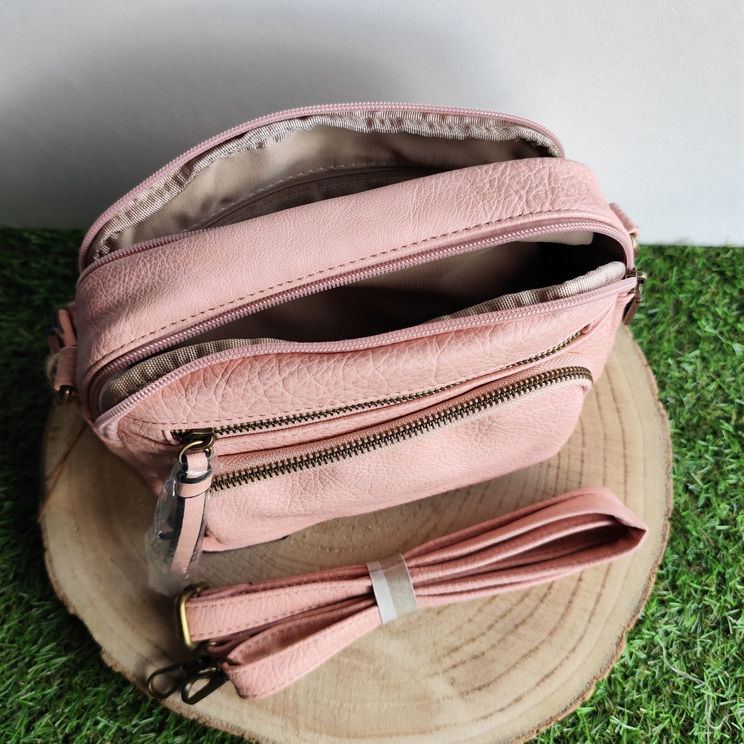 Sac bandoulière Rose – Image 3
