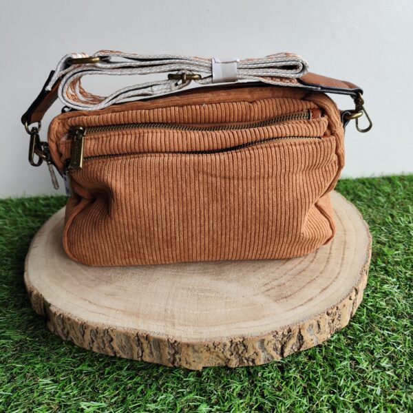Sac bandoulière Camel