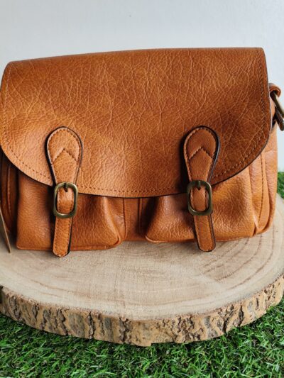 Sac bandoulière Camel